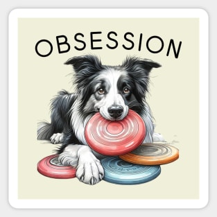 OBSESSION - Border Collie Sticker